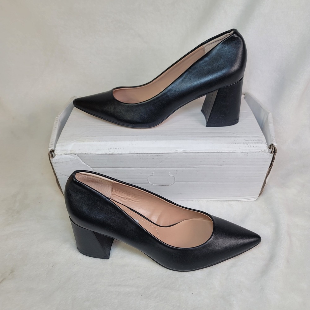 Charles David Arya Black Career Pumps Formal Party Comfy Whimsigoth Witchy 10M
